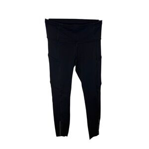 Lululemon Black Athletic Leggings‎ Womens High Rise Workout Tights